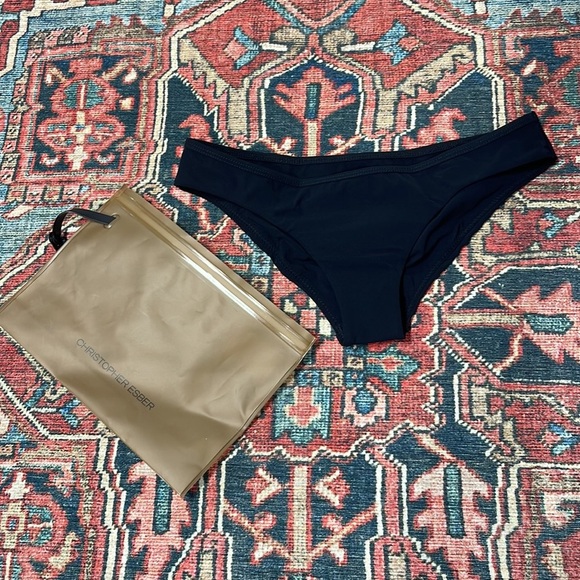 NWOT Christopher Esber Low Mini Brief Bikini Bottom in Black AUS 6/ US 2 - Picture 4 of 7